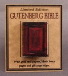 (image for) Gutenberg Bible-Leather Bound S/1