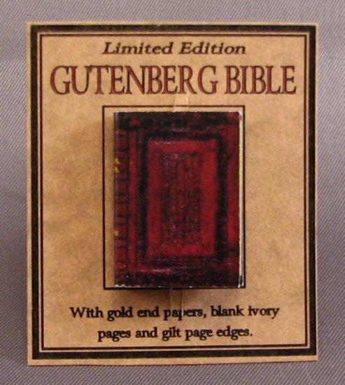 (image for) Gutenberg Bible-Leather Bound S/1